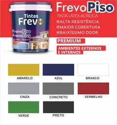 TINTA PISO 15L VERMELHO-FREVOPISO