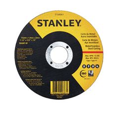 DISCO CORTE INOX 4.1/2” 1.0MM STANLEY