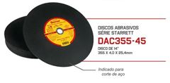 DISCO CORTE FERRO 14” 4,0X25,40 STARRETT